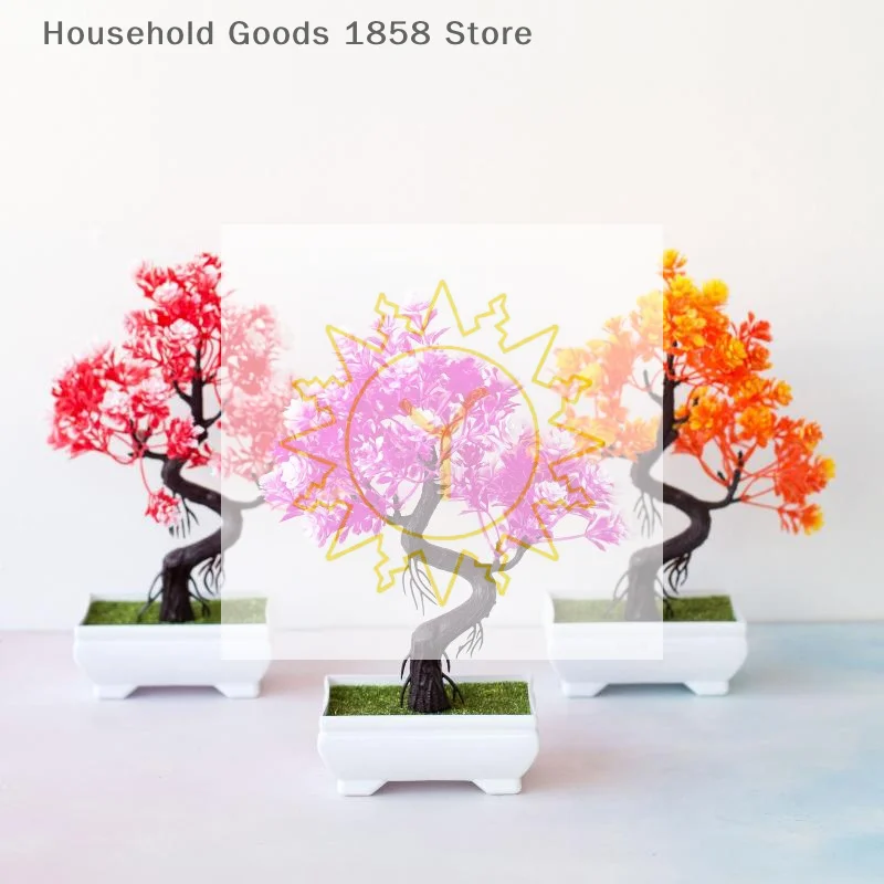 Bonsai Tree Zen Garden - نباتات اصطناعية للزينة، شجرة بونساي صغيرة