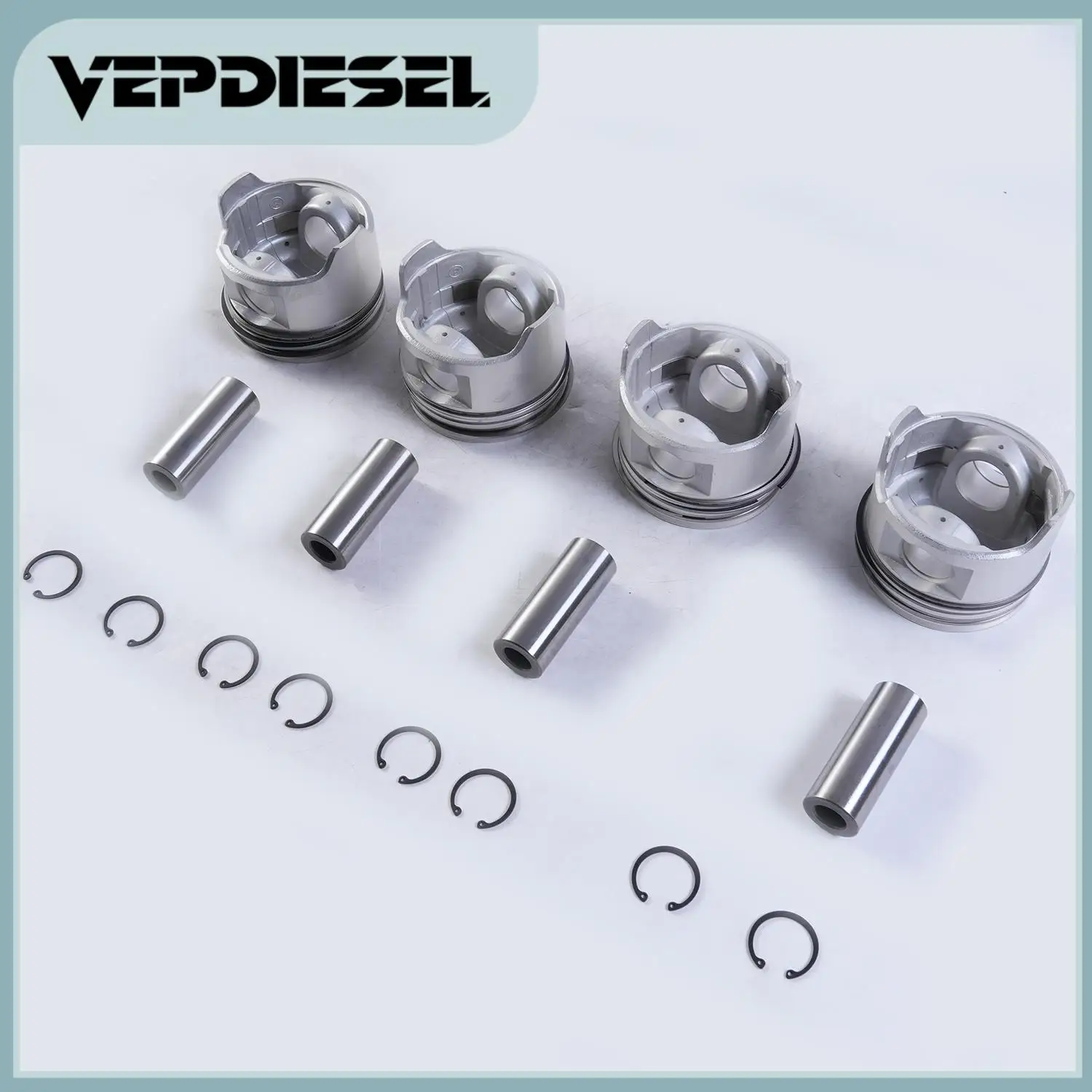 

4 комплекта поршней и колец двигателя для Toyota Hilux Hiace 2,8 л 3 л 1989-1998 годов, запасные части для двигателя автомобиля, аксессуары для поршневых колец