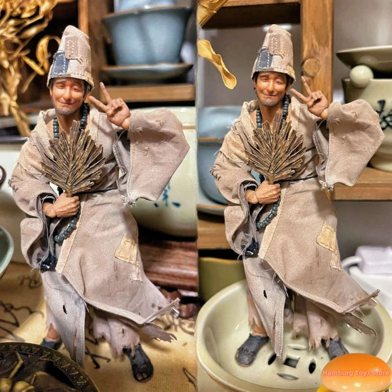 

1/12 Scale Male Soldier Ji Gong Ancient Mythological Story Hero Monk Full Set 6-inches Action Figure Model Gifts Collection