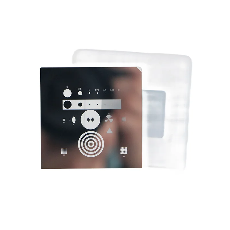 Imager Calibration Sheet, Optical Glass Calibration Block Calibration Plate Dividing Plate y