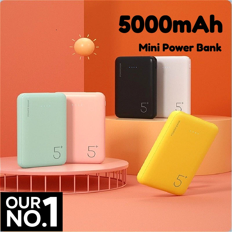 

Портативный аккумулятор Everyday 5000 мАч, ультратонкий, компактный, с разъемом Type-C для зарядки в дороге