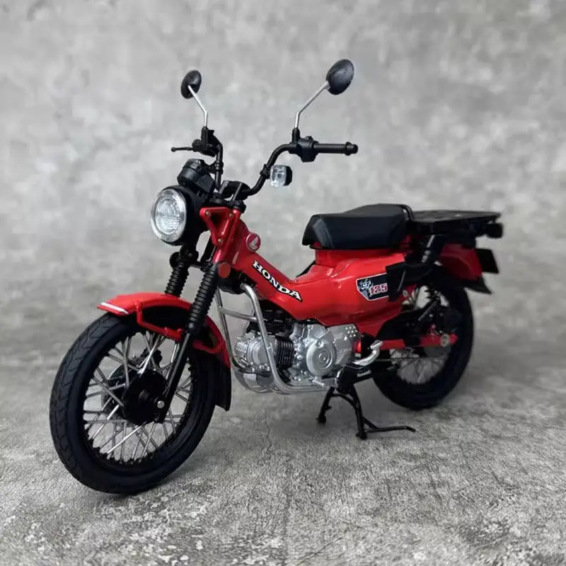 

Qingdao Society 1:12 Honda CT125 Cub Motorcycle Simulation Alloy Motorcycle Model Ornament Birthday Gift