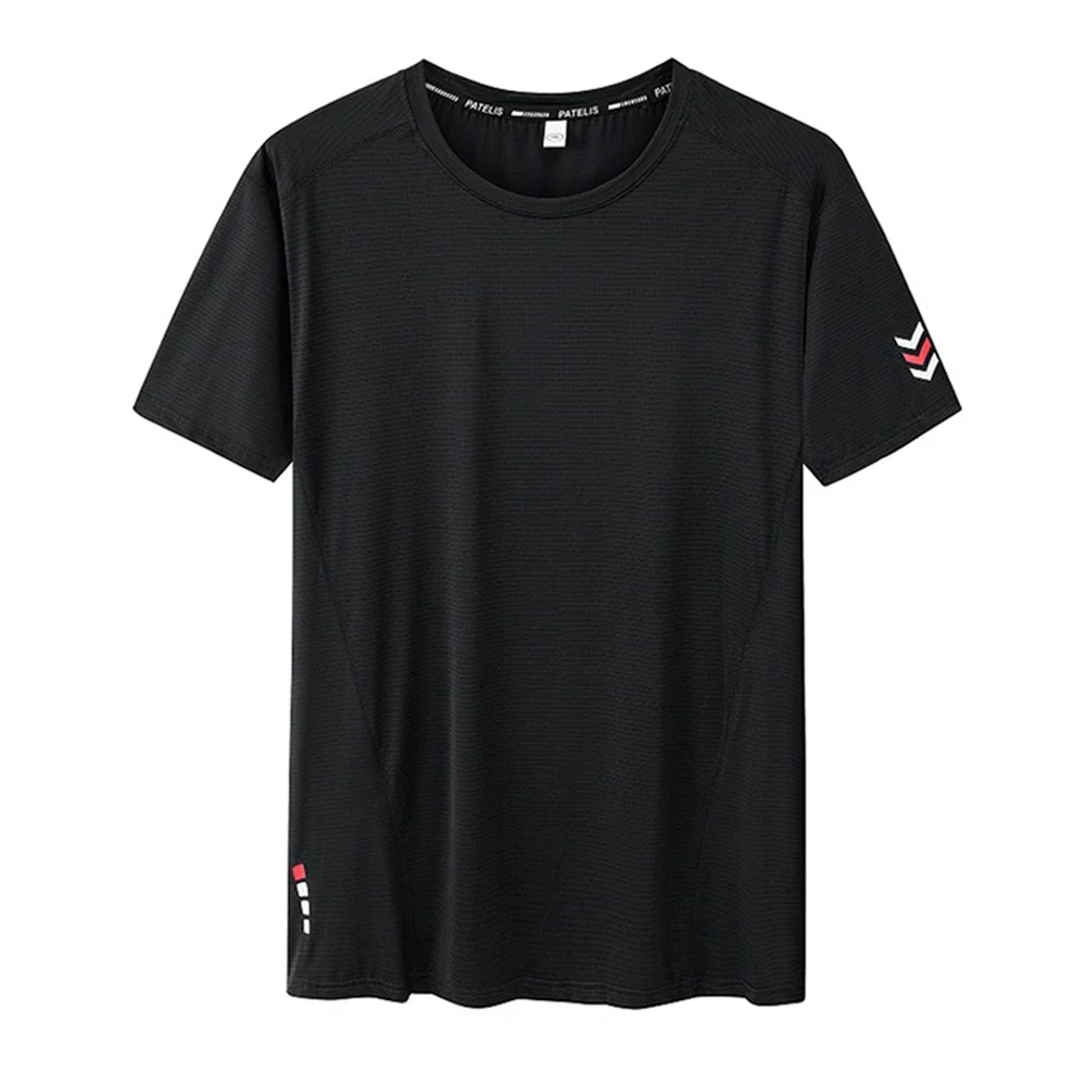 プラスサイズ メンズ スポーツ Tシャツ 夏 ビッグトップス 1XL-7XL 速乾 スリムフィット メッシュ 半袖トップス オーバーサイズ 男性服 180KG