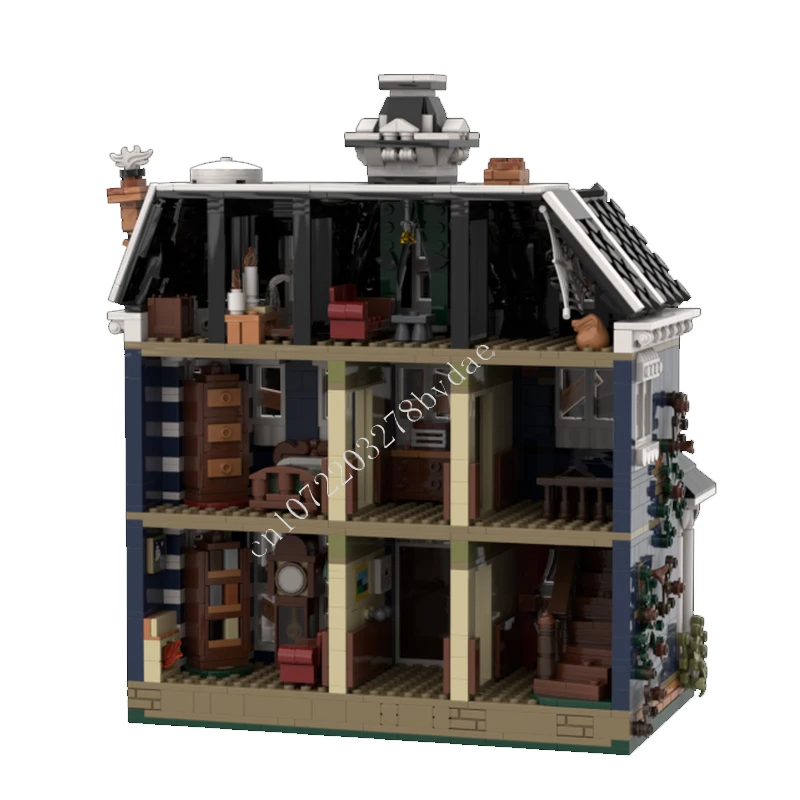 1994PCS Creel House Stranger Things Modular MOC Creative street view Model Building Blocks Architecture DIY Assembly Toys Gifts