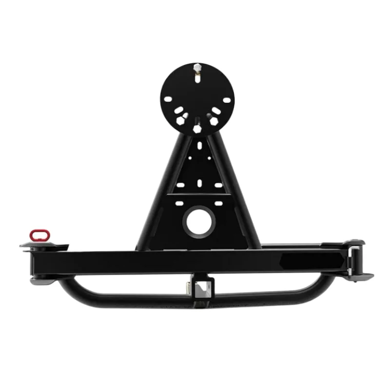 

Custom Off-Road Foldable Stainless Steel Trailer Universal Hitch Spare Tire Carrier Step Bar for Exterior Accessories