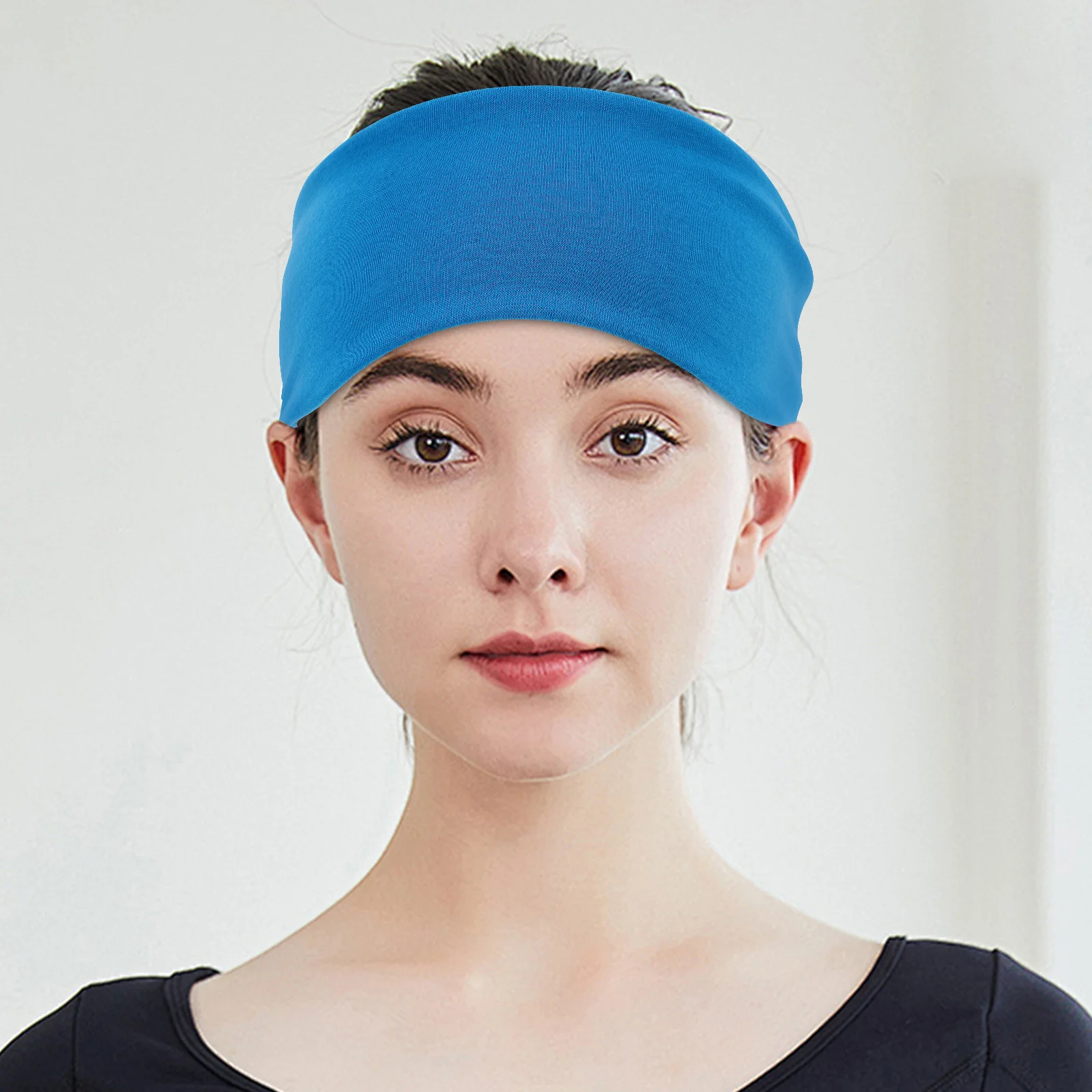 

8Pcs Women Workout Headbands Yoga Sweatbands Elastic Breathable Sports Hair Bands Running Gym Accessories Sweat Bands