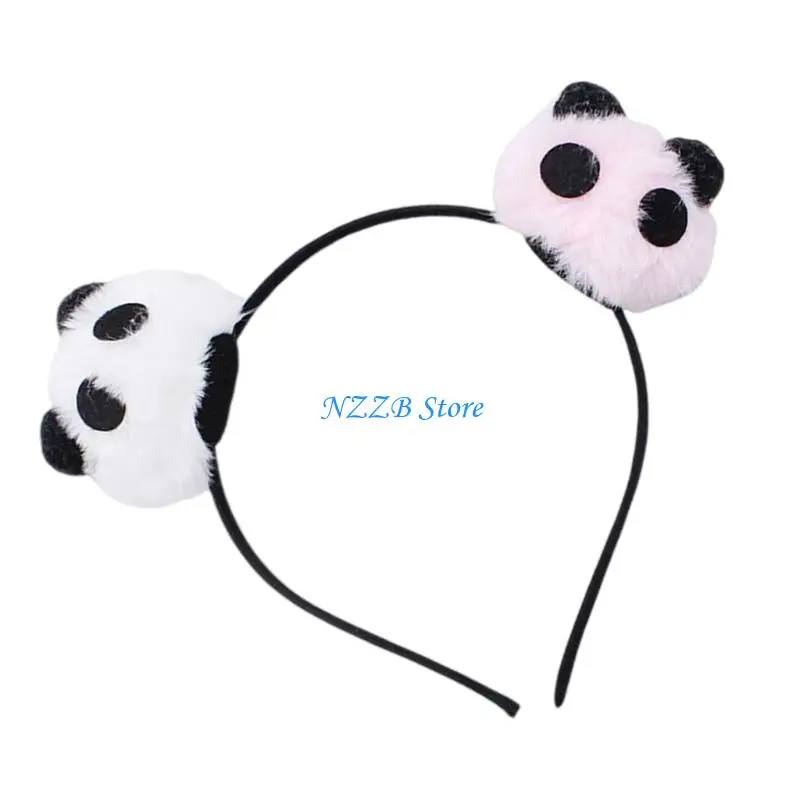 T21F Panda Charm Hairbands Photo Props Panda Baskbands Party Fun Headpiece