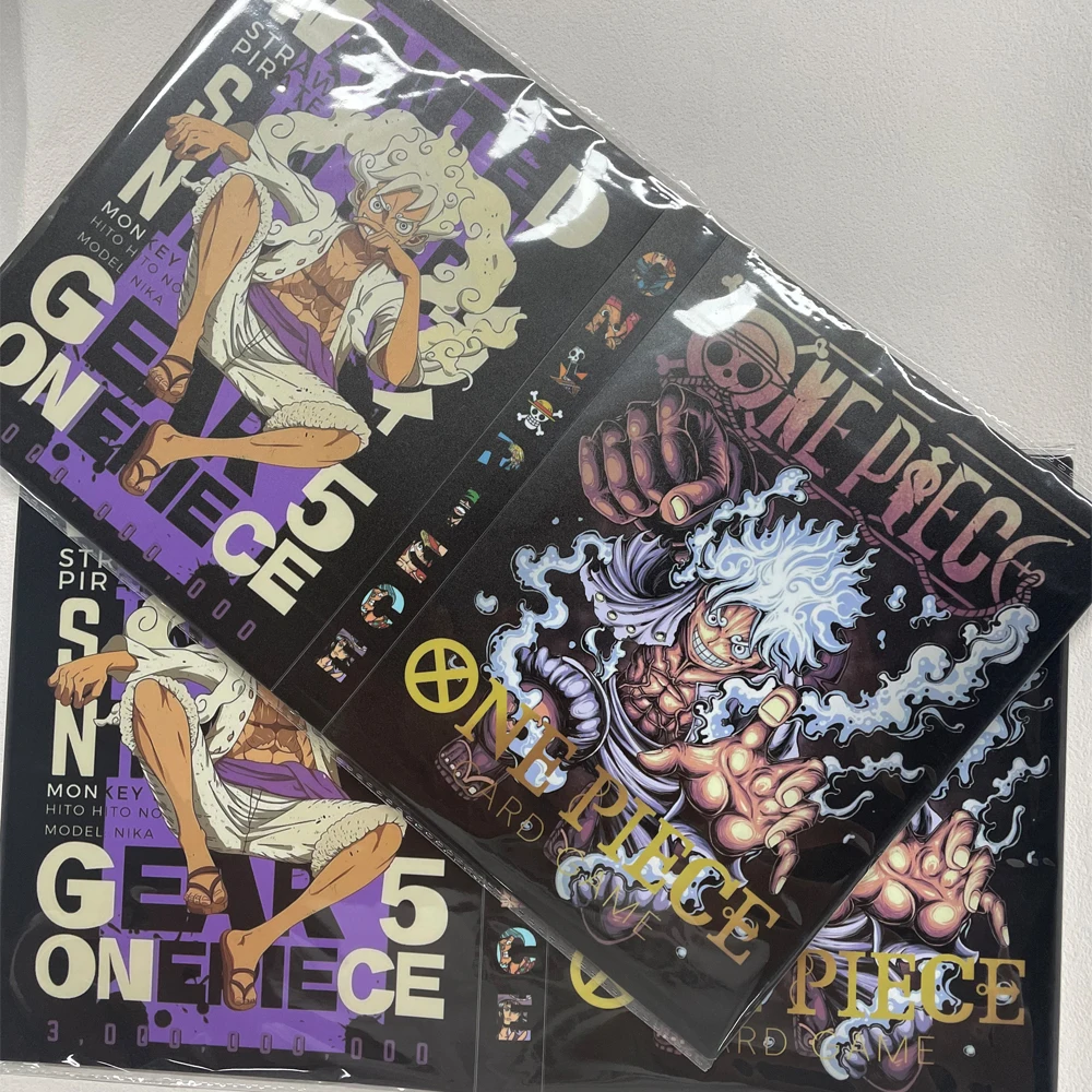 ألبوم بطاقات قابل للجمع من Diy Anime Opcg Nika Luffy مكون من 4 مقصورات يمكن أن يحمل 240 بطاقة قابلة للجمع وغطاء لمس غير لامع يجمع الهدايا #3