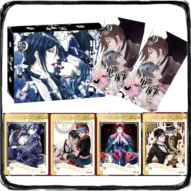 

Original Box Black Butle Card First Bullet High Quality Anime Peripheral Collection Cards Children's Holiday Birthday Gift Toys