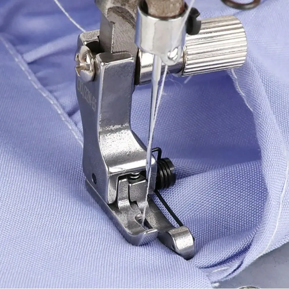 Sewing Accessories Left Right Compensating Presser Foot Shirt Press Collar Pressing Edge Topstitching Hemmer Presser Foots