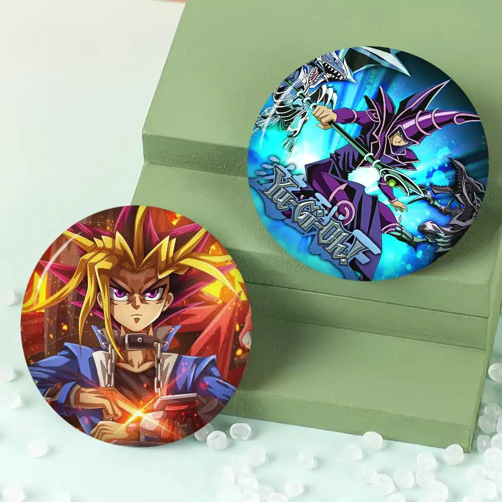Classic Amine Yu Gi Oh 58mm Handmade Brooch Cartoon Cosplay Badge on Backpack Jewelry Accessories Gifts