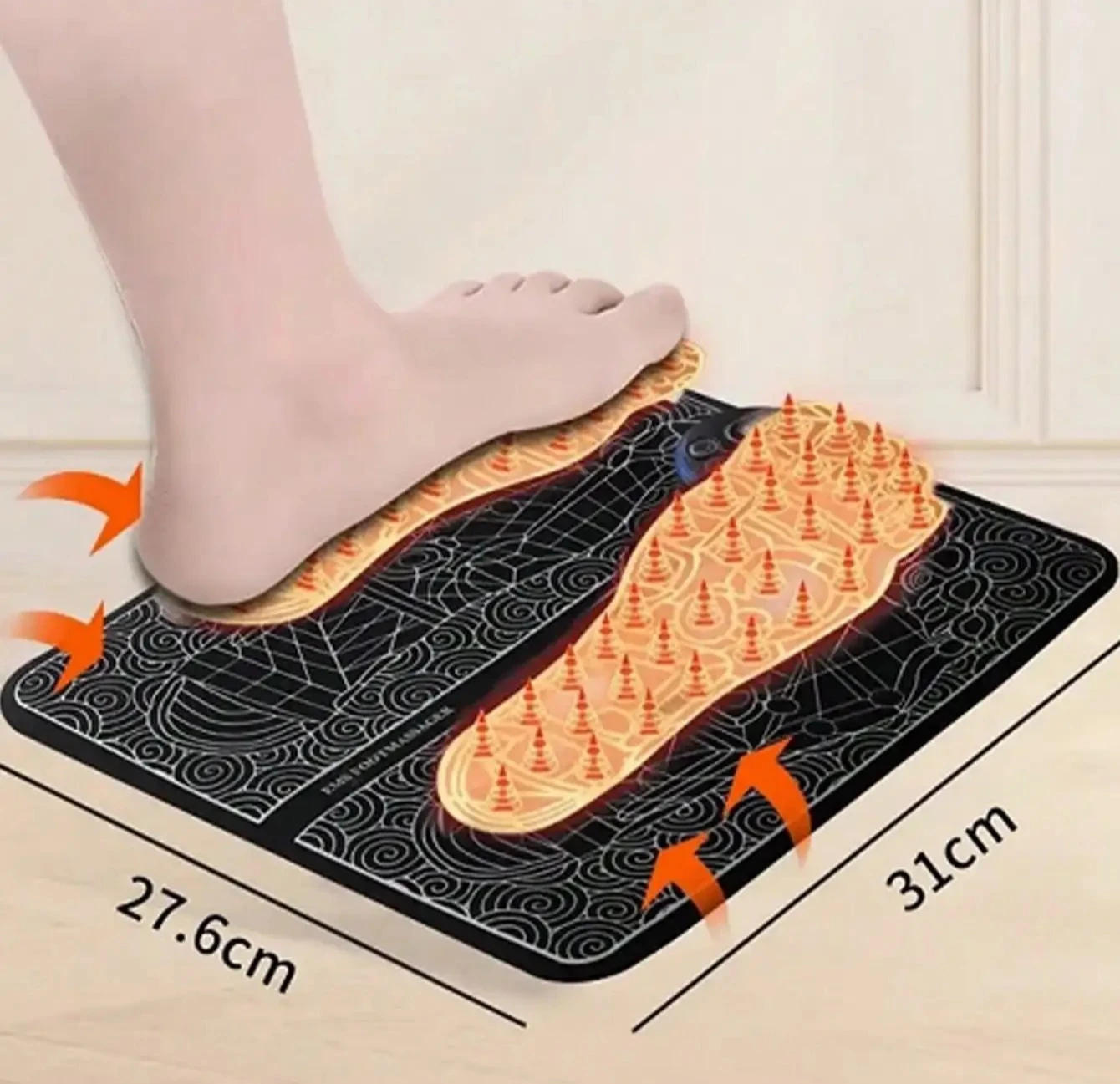 

Массажер для ног, аппарат для массажа стоп, EMS-массажная подушка для ног, импульсный полностью автоматический прибор для прессотерапии меридианов стоп