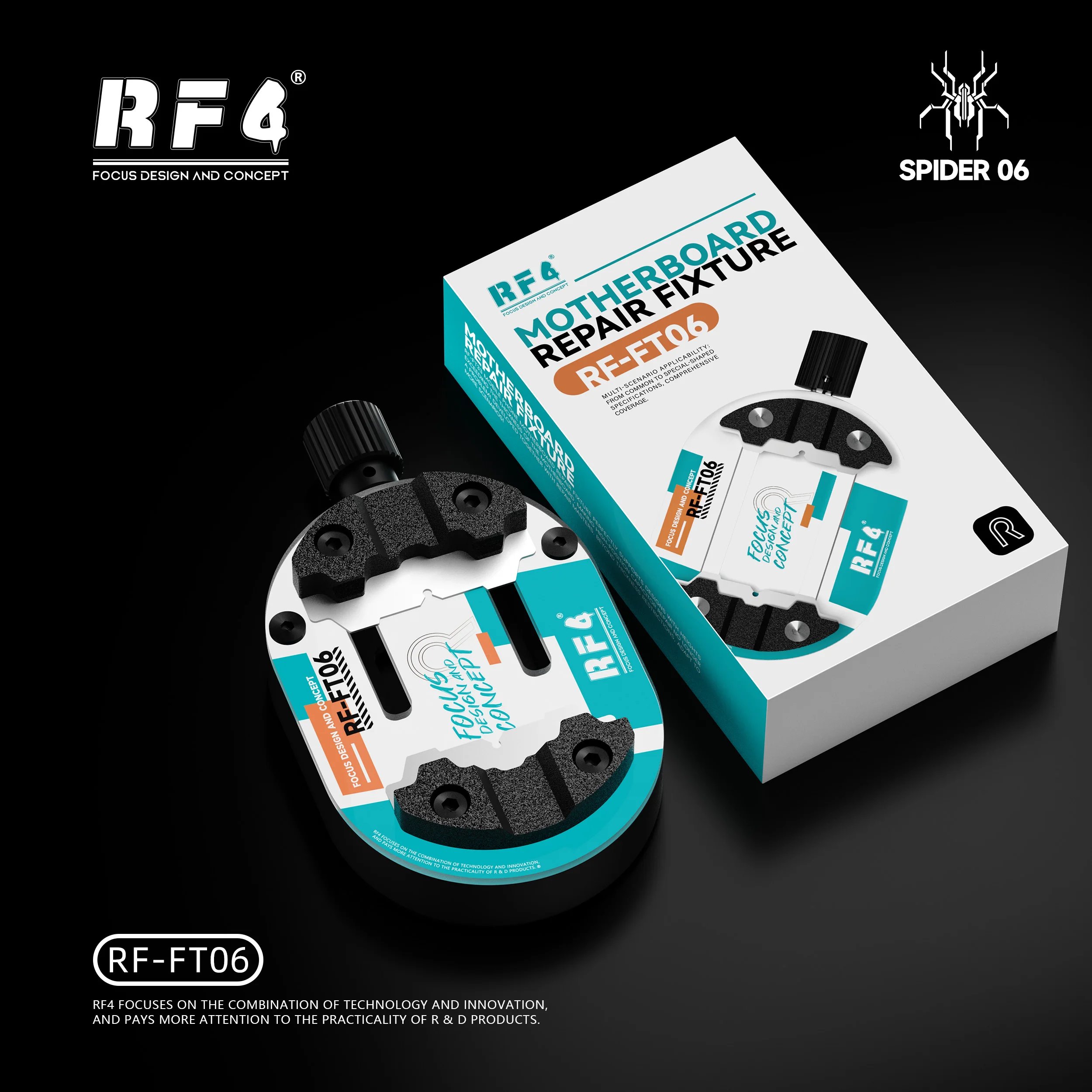 

RF4 RF06 Универсальная фиксированная платформа с двойным подшипником для обслуживания материнской платы мобильного телефона, инструмент для ремонта процессора NAND