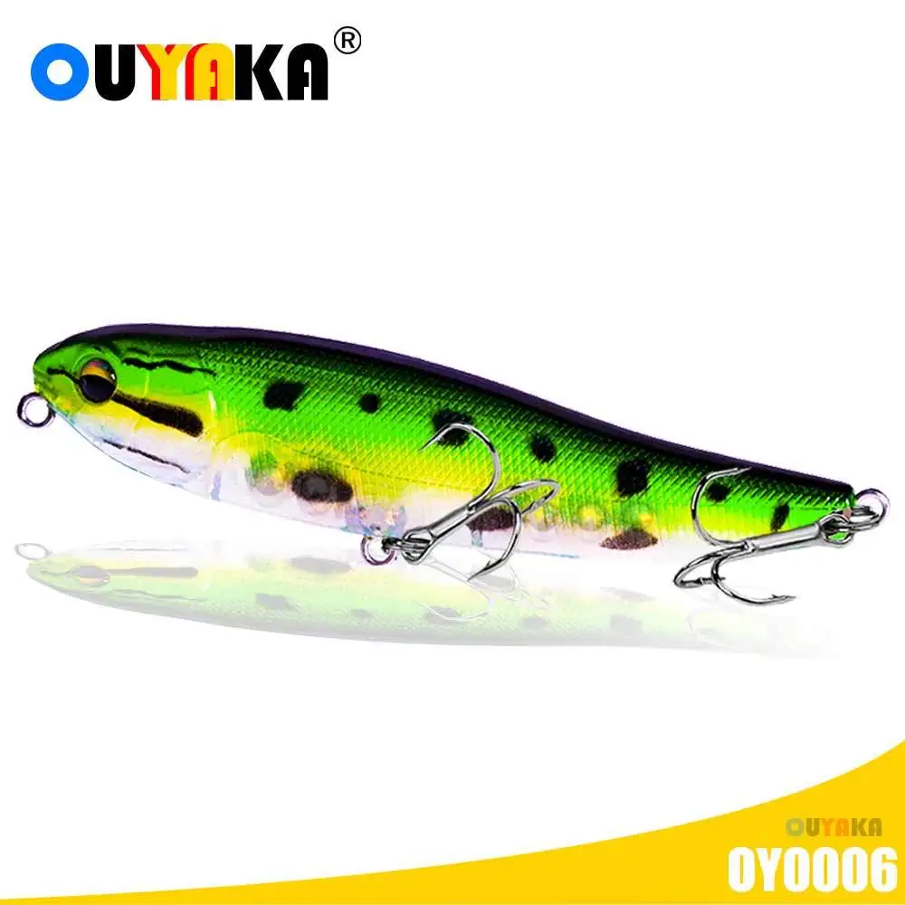 2022 Fishing Lure Pencil 75mm 8g Wobbler Floating Walk Dog Action Accesorios De Pesca Leurre Brochet And Blank Unpainted Lures