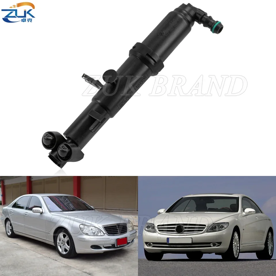 Car Front Bumper Headlight Washer Nozzle Headlamp Water Sprayer Jet For Mercedes-Benz W221 CL550 CL600 S400 S550 S600 2007-2013