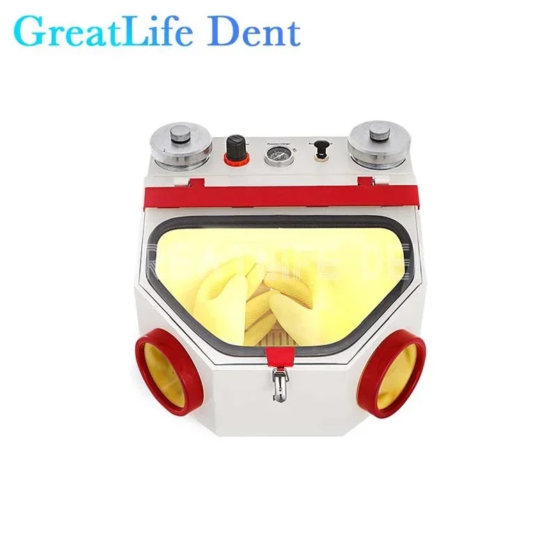 GreatLife Dent Twin Double Pen Dental Air Prophy Polisher Sandblasting Machine Dental Lab Equipment Dental Sandblasting Machine