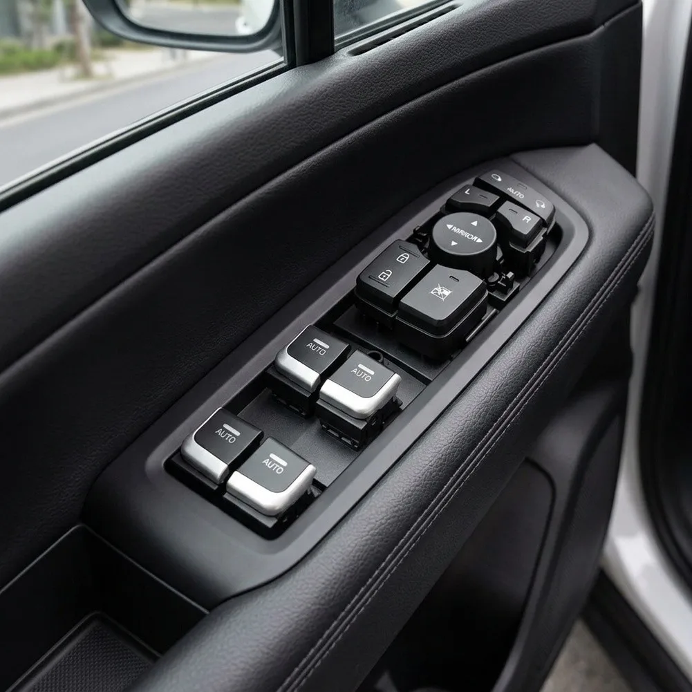 Replacement Window Switch Window Master Switch Reliable Performance Black Finish ABS Plastic Construction As Shown