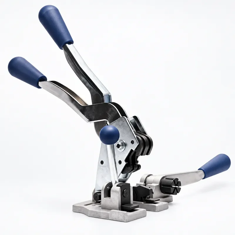 For S13 Manual Baler Packing Pliers Tensioner for Plastic PP Strip Three in One Handheld Tool for Mill Packaging Binding