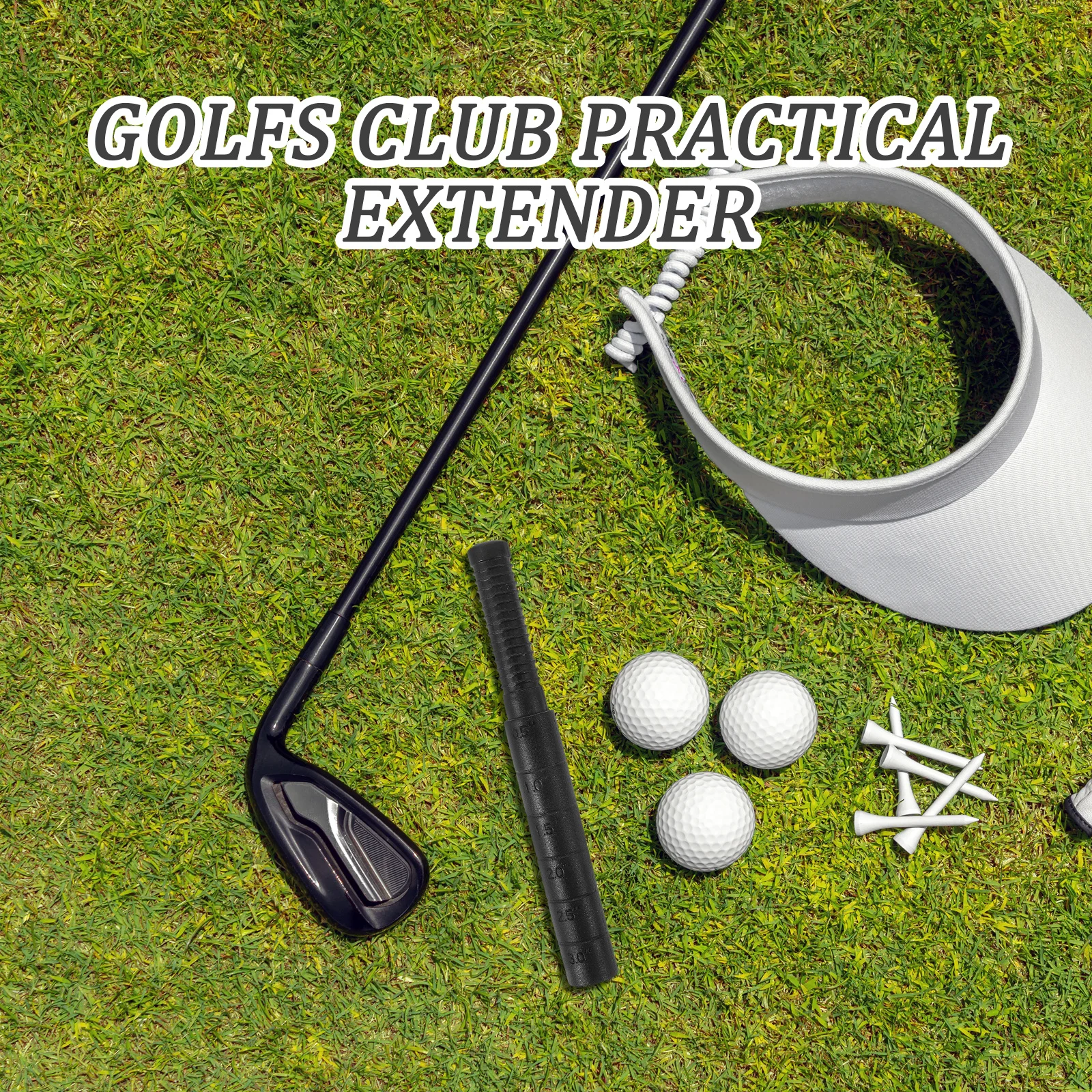 Golf Schaft Extender Kunststoff Material Club Verlängern Stick Hervorragende Haltbarkeit Stabilität Kontrolle Keine Grate Golf Schaft Extender