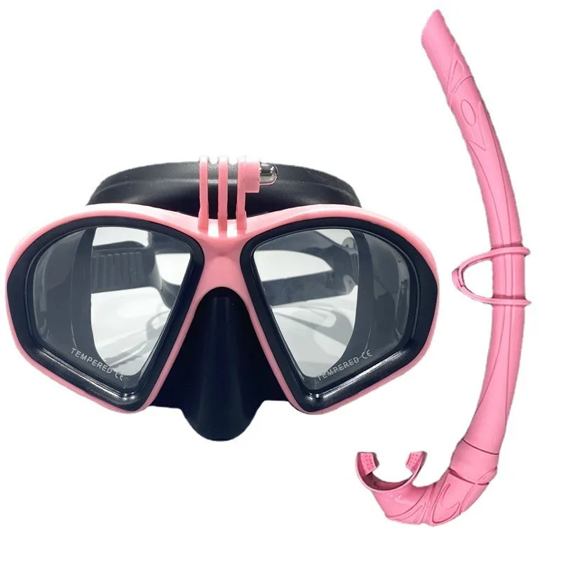 Professionelle Tauchermaske Schnorchelanzug für Erwachsene Silikon-Silikonskirt Taucherbrille Tauchermaske – Detail 13