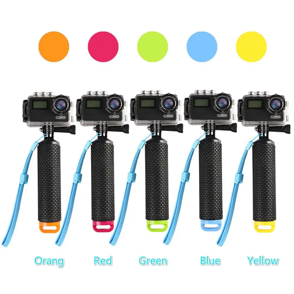 1 ensemble de poignée flottante monopode trépied pour Gopro fore8 7 6 5 4 3 Xiaomi Xiomi Yi 2 4 K 4 K caméra d\'action