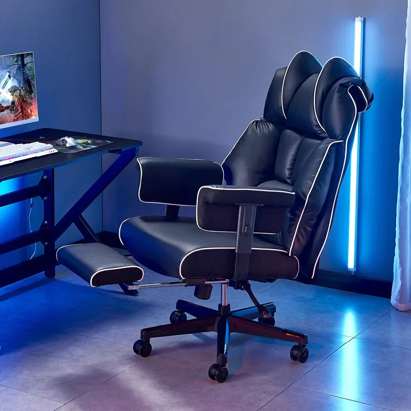

E-sports Home Chair Comfortable Game Seat Sedentary Office Chair Leather Boss Computer Cadeira Giratoria Home Furnitures