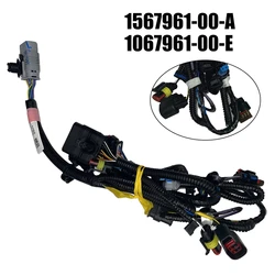 1 pz plastica nera il più nuovo cablaggio della ventola di supporto del radiatore anteriore per accessori per auto Tesla Model 3 1567961-00-A