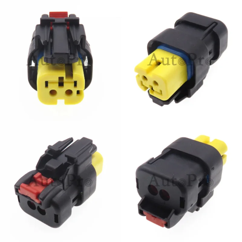 

1 Set 2 Hole 776427-3 AC Assembly Auto Engine Cable Connector Car Camshaft Sensor Electric Wiring Socket for Excavator