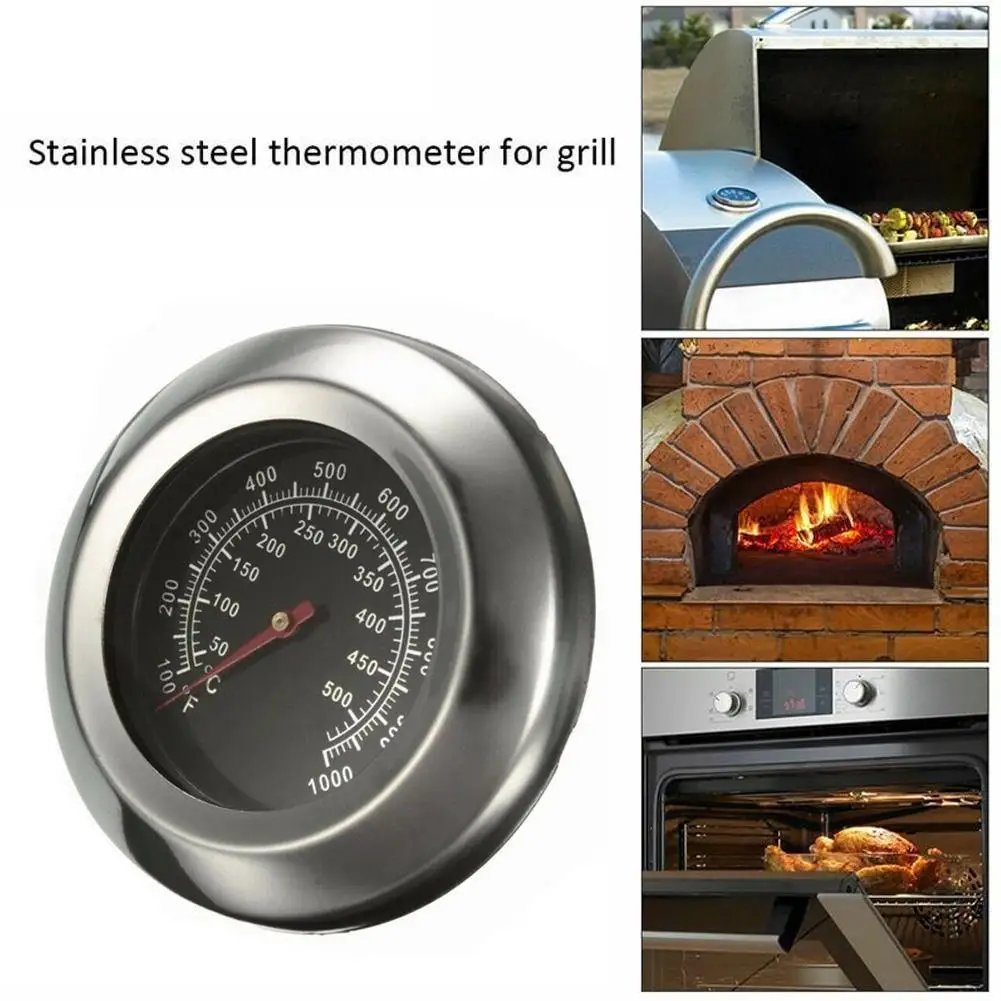 50~500 Degrees Celsius Roast BBQ Pit Smoker Grill Thermometer Gauge Thermometer Oven Temp Temperatuurmeter Huishoude Thermo V4O5