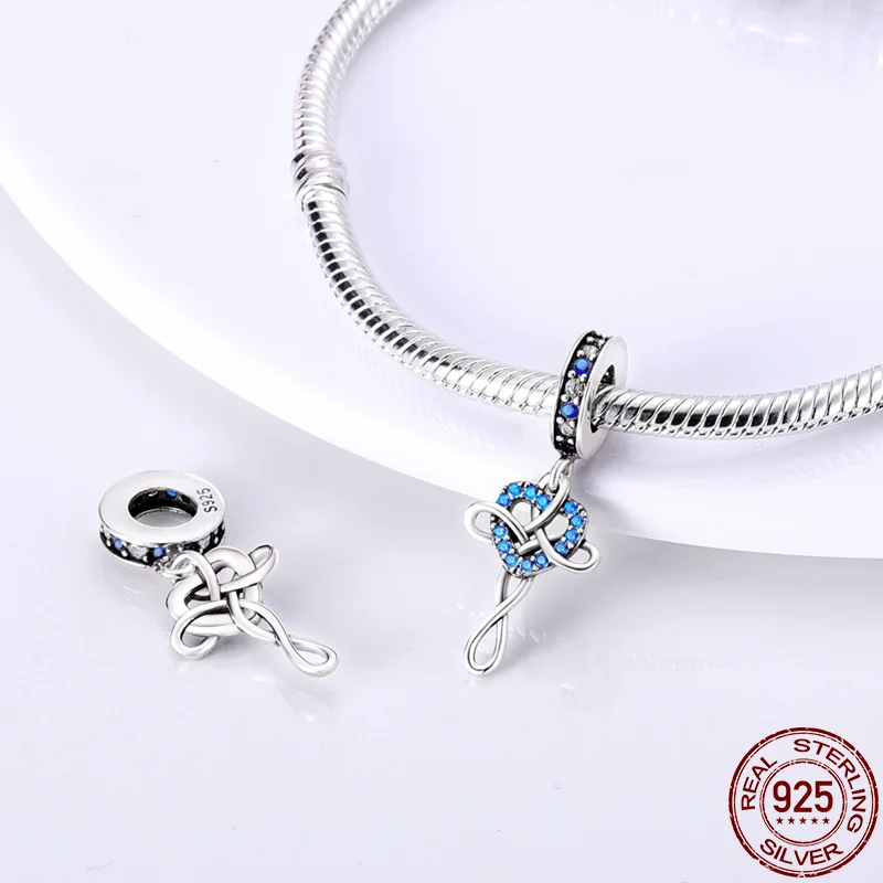 Original Fit Pandora Bracelet 100% S925 Sterling Silver Star And Moon Series Charms For Women Jewelry DIY Beads Birthday Gift