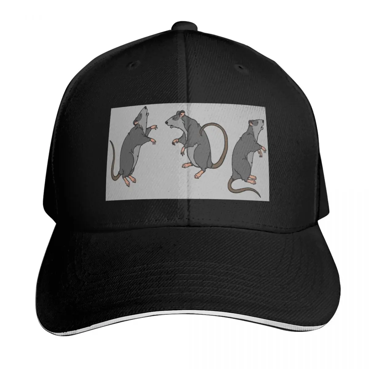 Dancing Rats Baseball Cap fishing caps man tactical cap fashionable Snapback Cap Women Men's
