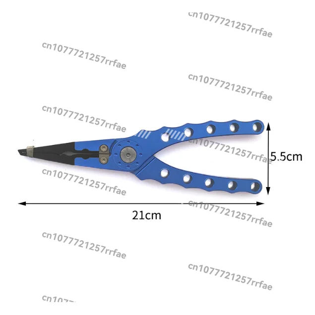 

Aluminum fishing pliers wire pliers knotter hook removal locking tool