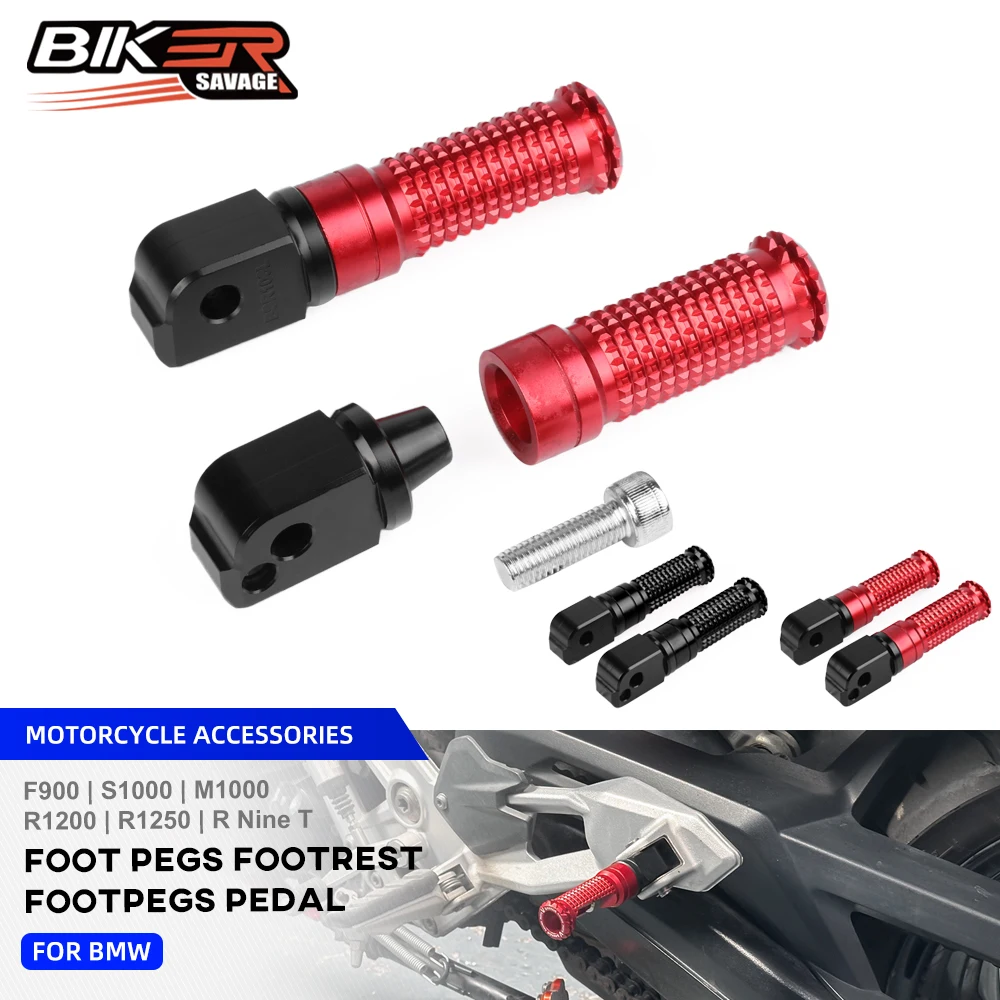 

For BMW R Nine T F800ST F800GT F900XR Rear Footrest Foot Pegs Rest C600 C650 Sport R1200ST R1200R Rider Pedal Footpegs Platform