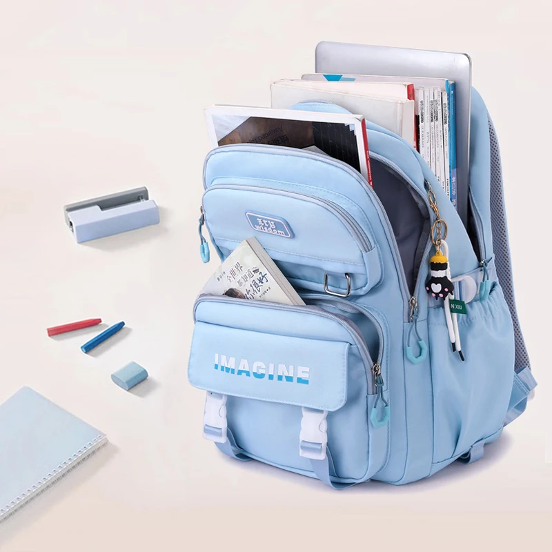 Mochilas escolares com rodas para crianças, Mochilas para estudantes, Trolley Bag para meninas, Mochila bonita, Mochila com rodas de rolamento