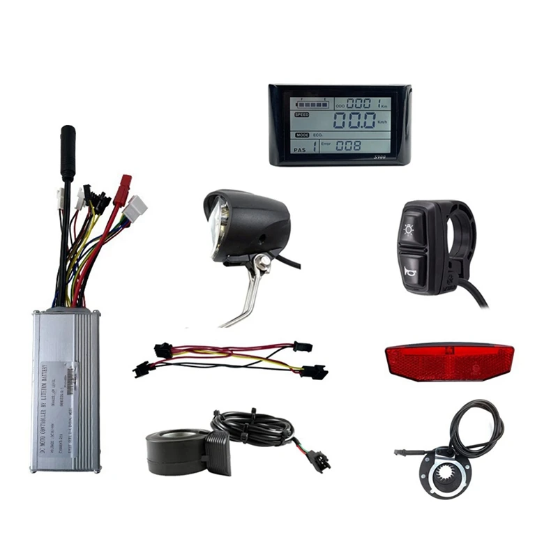 

Quality 36V 48V 750W E-Bike 25A Sine Wave Brushless Controller With SW900 Display E-Bike Light Display