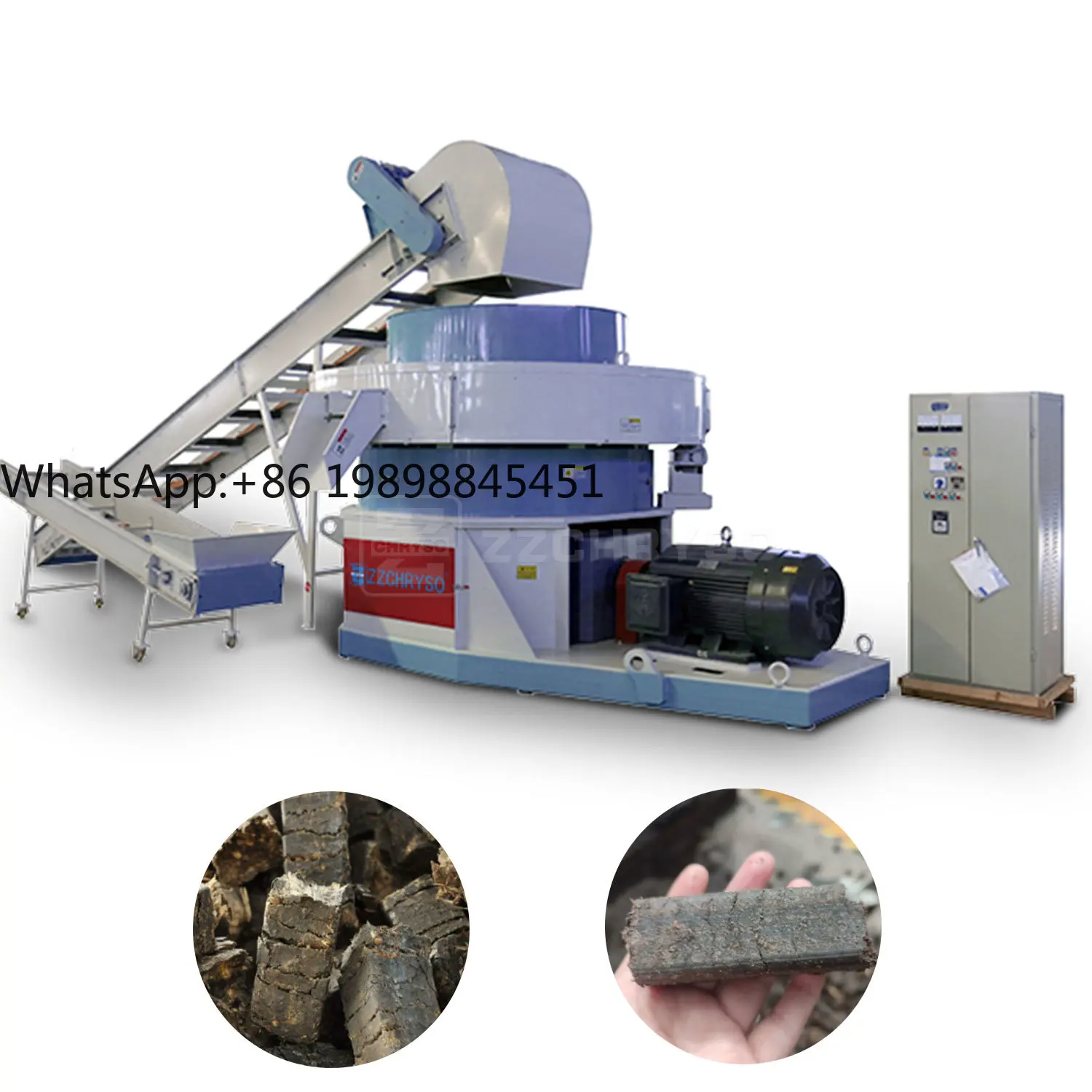 Biomasse Power Plant RDF MSW Brikettmaschine Solid Waste Brikettiermaschine