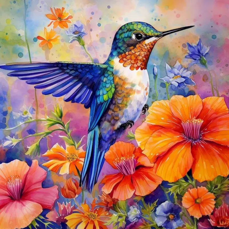 CHENISTORY 5D DIY Diamond Painting Bird Full Round Diamond Mosaic Diamond Embroidery Rhinestone Pictures Home Decor New Arrival