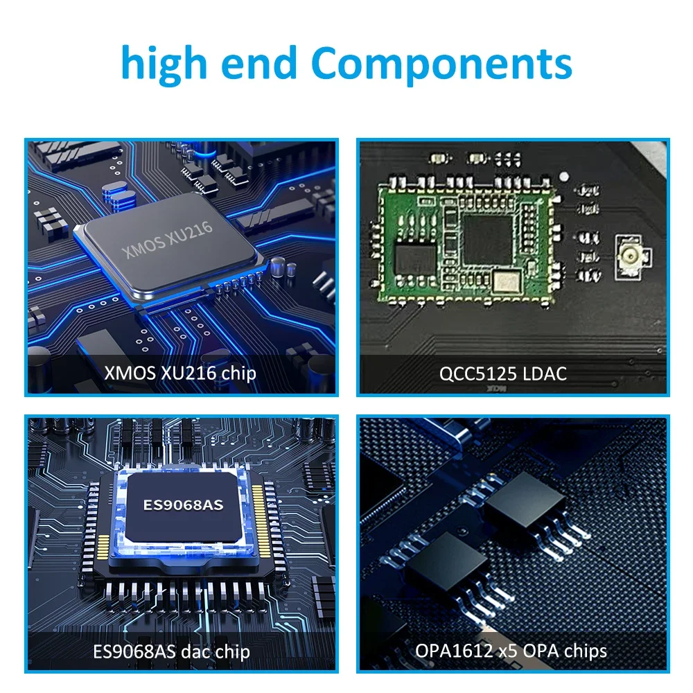 Fx-バランスの取れたフルデコーダー,ds07,ldac,hd,hifi,es9068as,mqa,dac,Bluetooth 5.1,xmos,xu216,dsd512,768khz