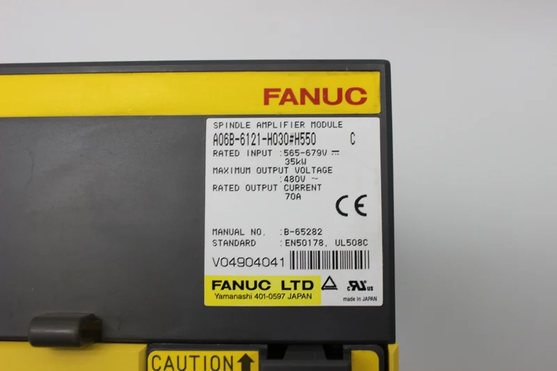 Fanuc Ac Servo Drive A06B-6121-H030 #H550 Amplifier Module For CNC Machinery