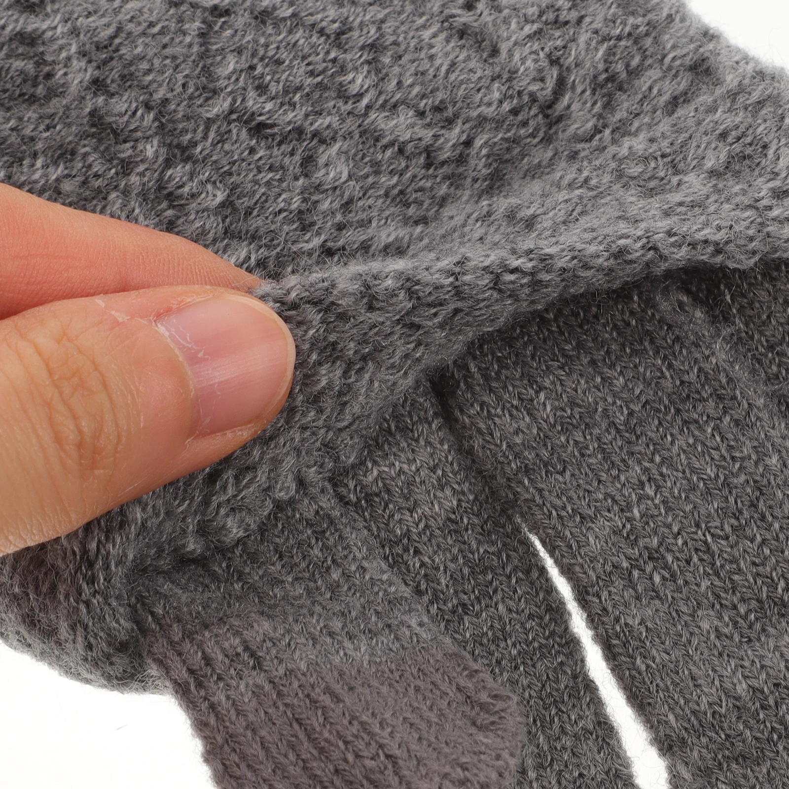 

1 Pair Warm Touchscreen For Women Knit Mittens Thickened Soft Outdoor Riding Hiking Traveling Christmas Gift Warm Gloves For