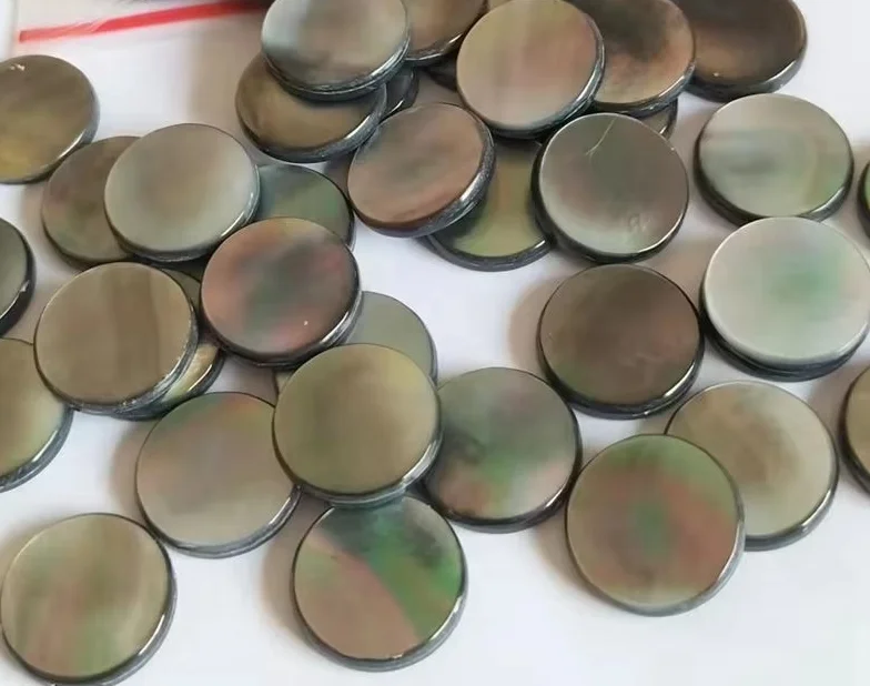 

50 piece Saxophone Finger Button Pearl Set Real Pearl Diameter 14.9MM