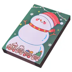 Sticky Note Christmas Pattern Cartoon Girls Self-adhesive Stationery Strong Stickiness Rectangular Sticky Note Pad