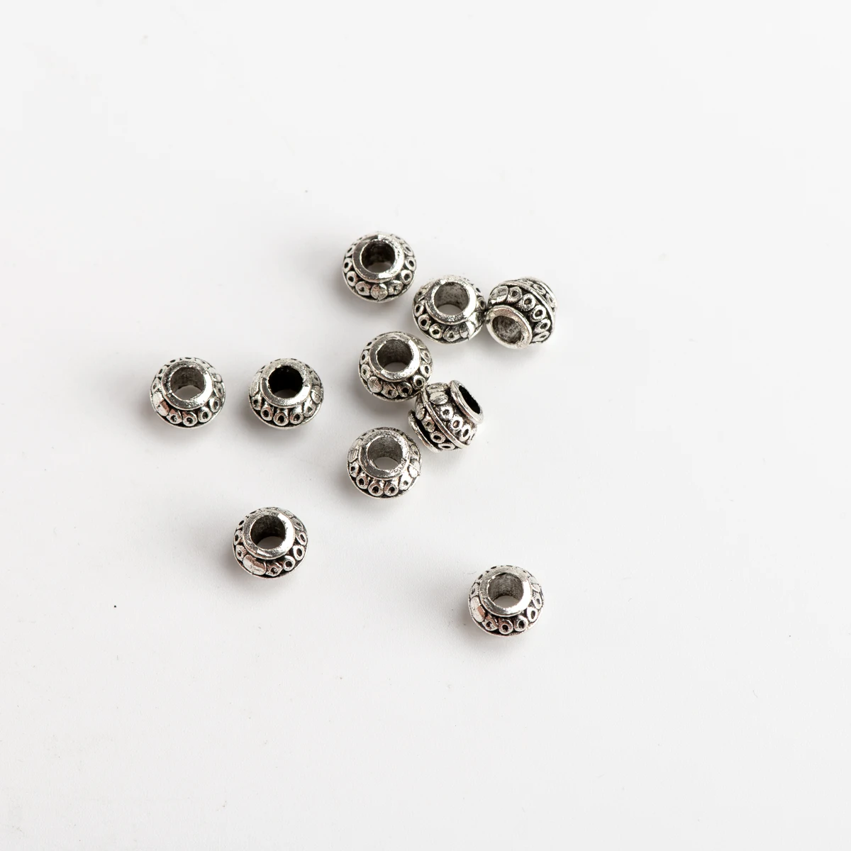 Złącza rura metalowa koraliki i tworzenia biżuterii DIY komponenty do wyrobu biżuterii akcesoria do rzemiosła artystycznego do biżuterii robótki # JZ309 — zdjęcie 3