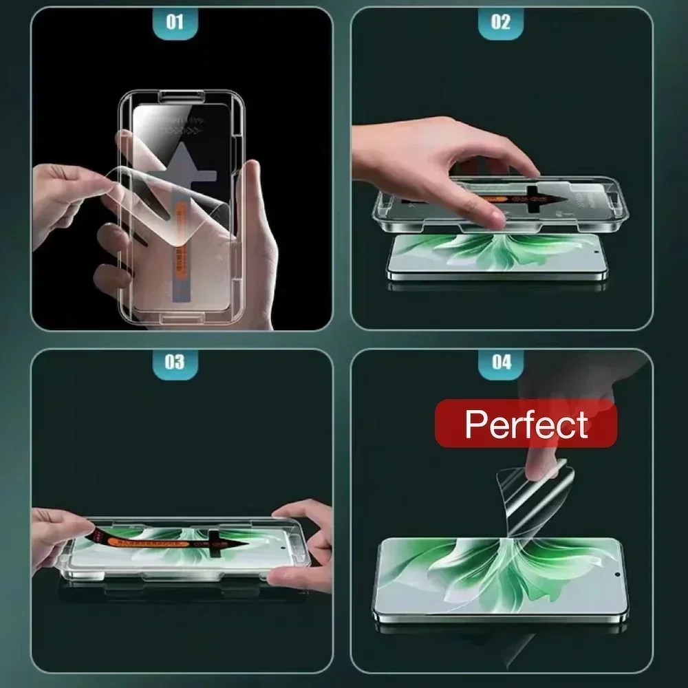 5 шт. пленка для OPPO Reno 13 14F 11A 12 FS 10 Pro Plus 5G Защитная из закаленного стекла с комплектом установки Фото №2