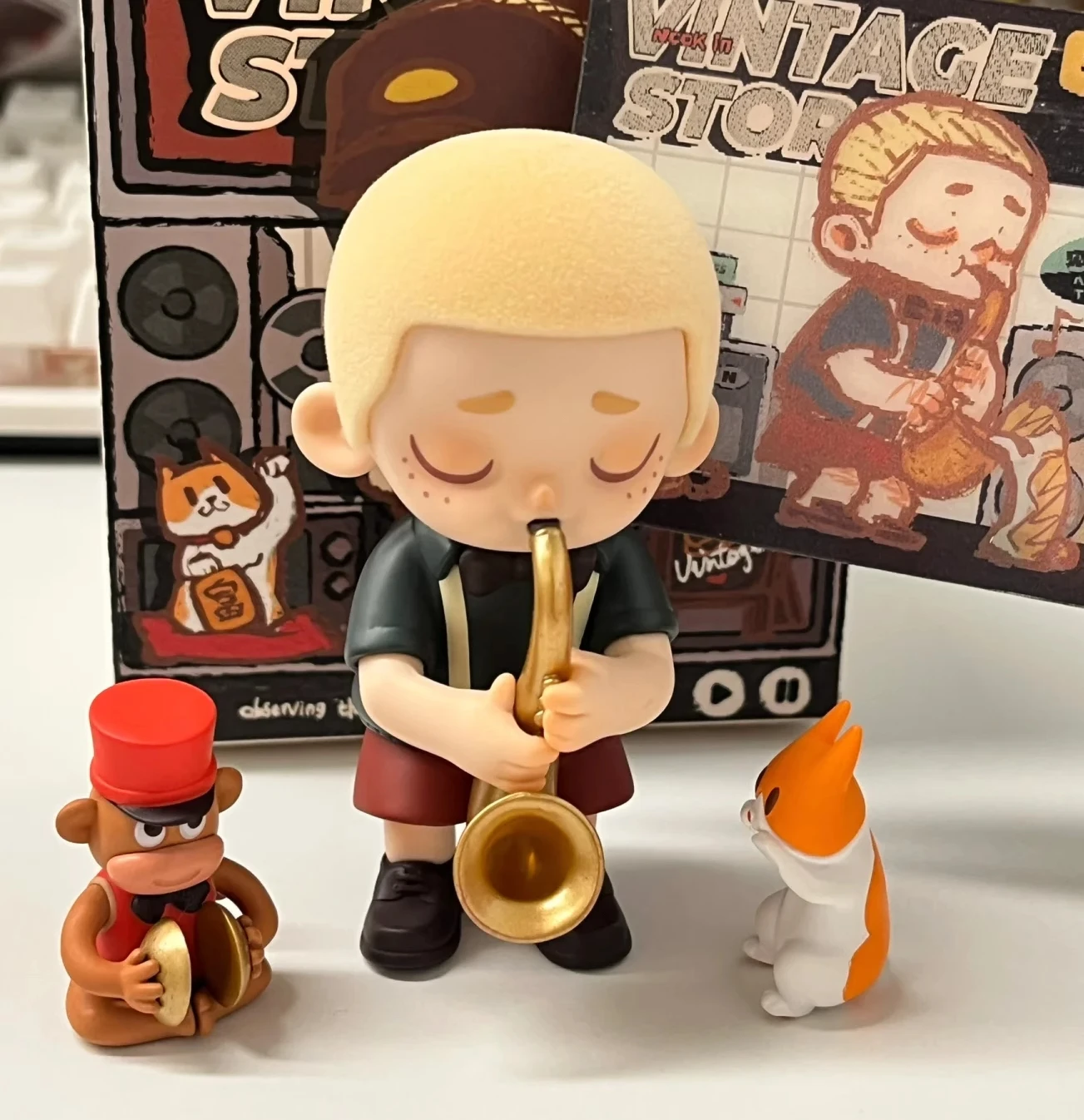 

Nook Vantage Store Series Blind Box - Trendy Collectible Models Ornaments Gift Lovely Mystery Box for Toy & Hobby Enthusiasts