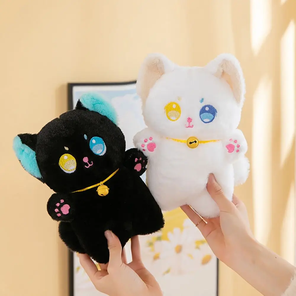 1Pcs Durable Kid Gift Cat Plush Toy Black and White Soft Stuffed Animal Doll Grab 25cm Children Toys for Kids Girl