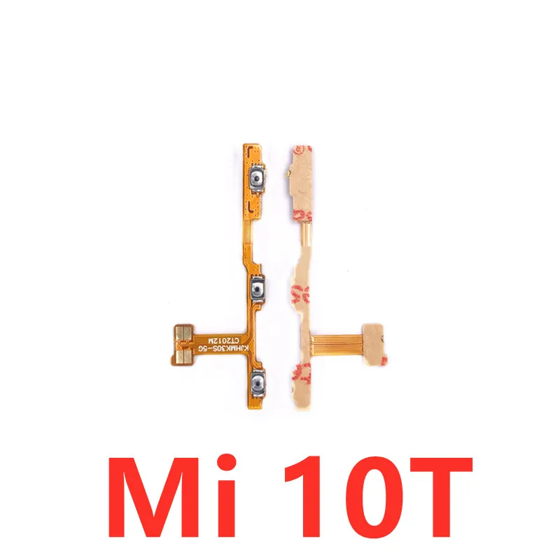 For Xiaomi Mi 11 Lite Ultra Note 10 10T Pro Poco X3 M3 Power on off Mute Switch Control Key Volume Button Ribbon Flex Cable