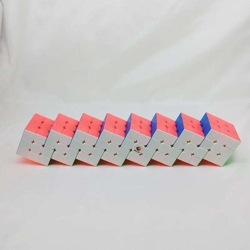 

[Wisdom] Smooth 3x3 Connected Cube Puzzle Extra Long 7-6 Colorful 10-6 Connected Cube Restricted Rotation Cube Puzzle Toy Gift