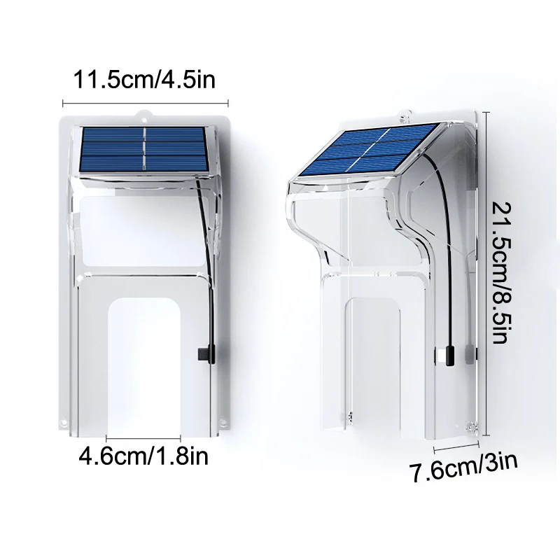 Smart Video Doorbell With Solar Charging, Wireless HD Camera, Waterproof Rain Cover, Two-Way Audio, Real-Time Mobile Monitoring