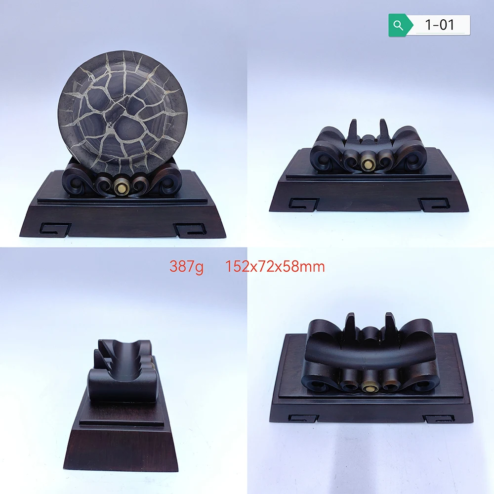 1PC Tortoise-patterned stone base Stone support structure Supporting stones  A frame for placing stones